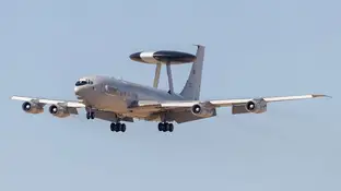 El avión AWACS de la OTAN El avión AWACS de la OTAN