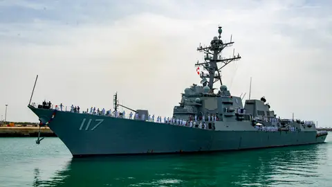 El buque USS Paul Ignatius, el barco más nuevo que las Fuerzas Navales, en su llegada Rota El buque USS Paul Ignatius, el barco más nuevo que las Fuerzas Navales, en su llegada Rota