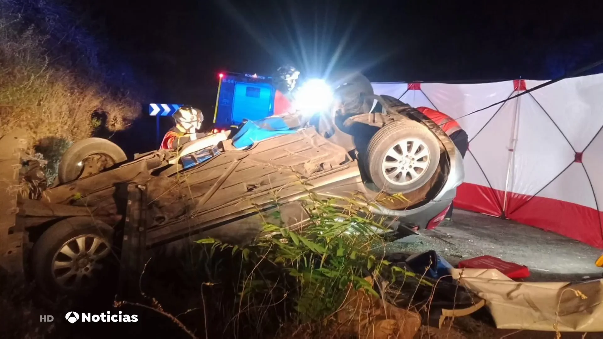 Tres j&oacute;venes fallecidos, dos de ellos menores, en un accidente de tr&aacute;fico al huir de un control en M&aacute;laga