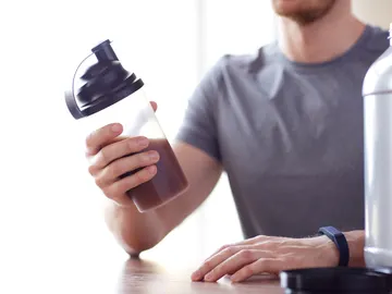 Batido de proteínas. Batido de proteínas.