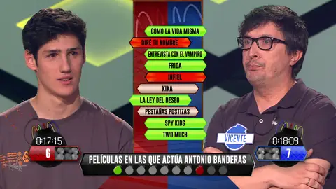 Un suspiro dice más que mil palabras: Vicente sufre para ganar la fase estratégica de ‘¡Boom!’ Un suspiro dice más que mil palabras: Vicente sufre para ganar la fase estratégica de ‘¡Boom!’