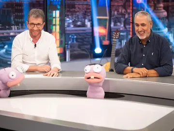 La comprometida pregunta a Trancas y Barrancas a Pablo Motos y Jorge Salvador: "¿Alguno ha querido dejar el programa alguna vez?" La comprometida pregunta a Trancas y Barrancas a Pablo Motos y Jorge Salvador: "¿Alguno ha querido dejar el programa alguna vez?"