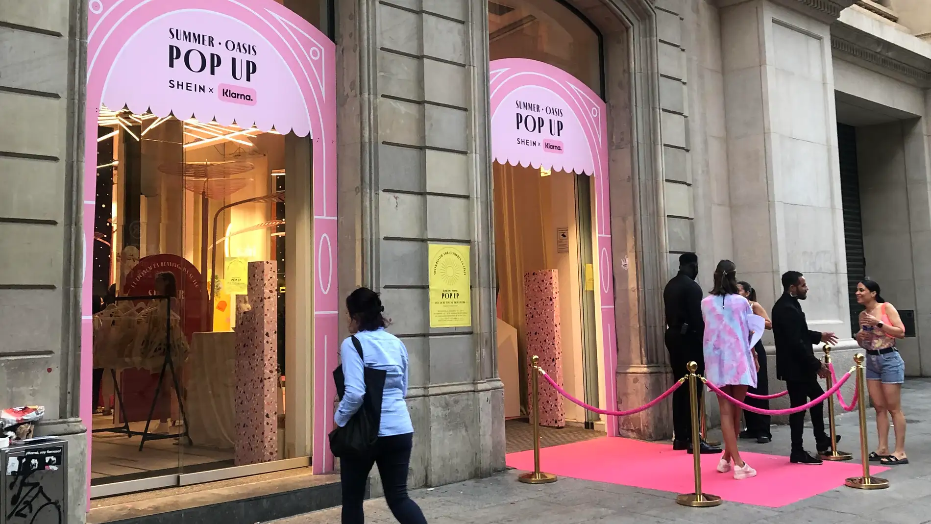 Pop up store de Shein en Barcelona