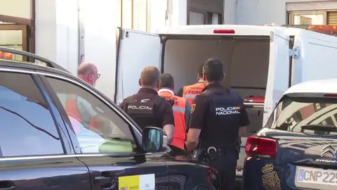 Momento de la detención del joven en Valladolid Momento de la detención del joven en Valladolid