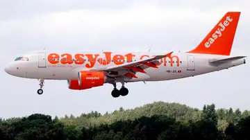 Un avión de la aerolínea Easyjet Un avión de la aerolínea Easyjet