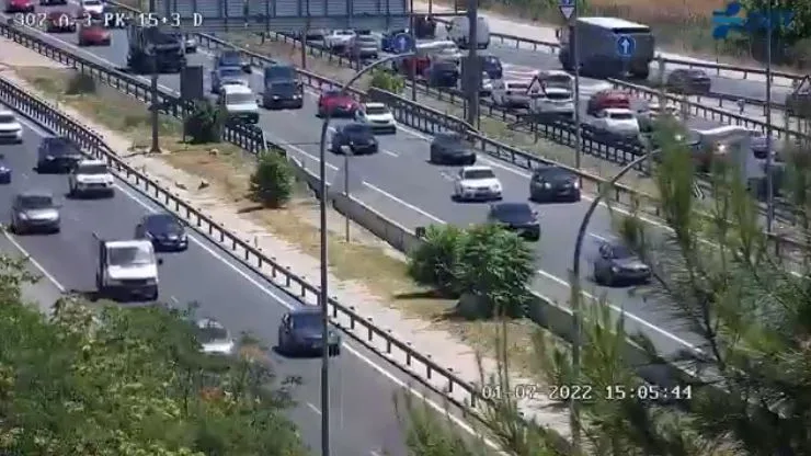 Tr&aacute;fico por carretera