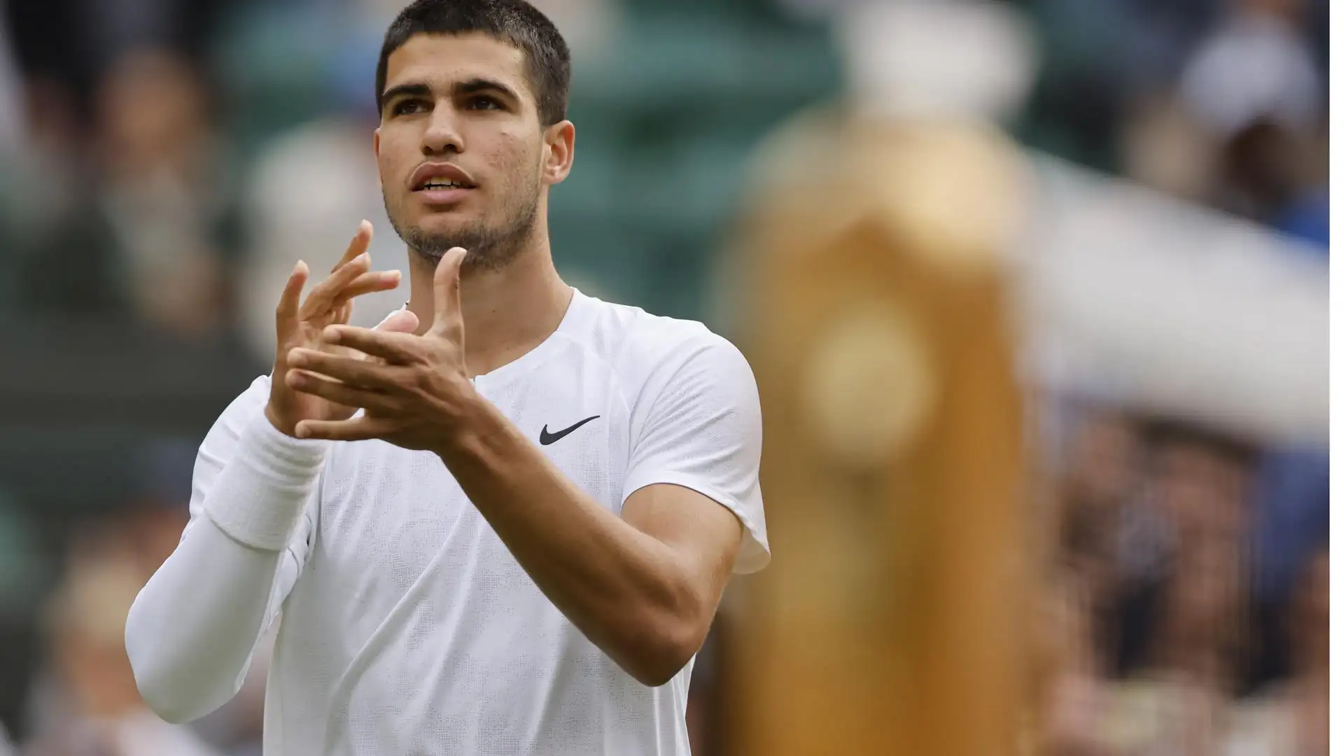 Alcaraz, tras ganar al gigante Otte en Wimbledon