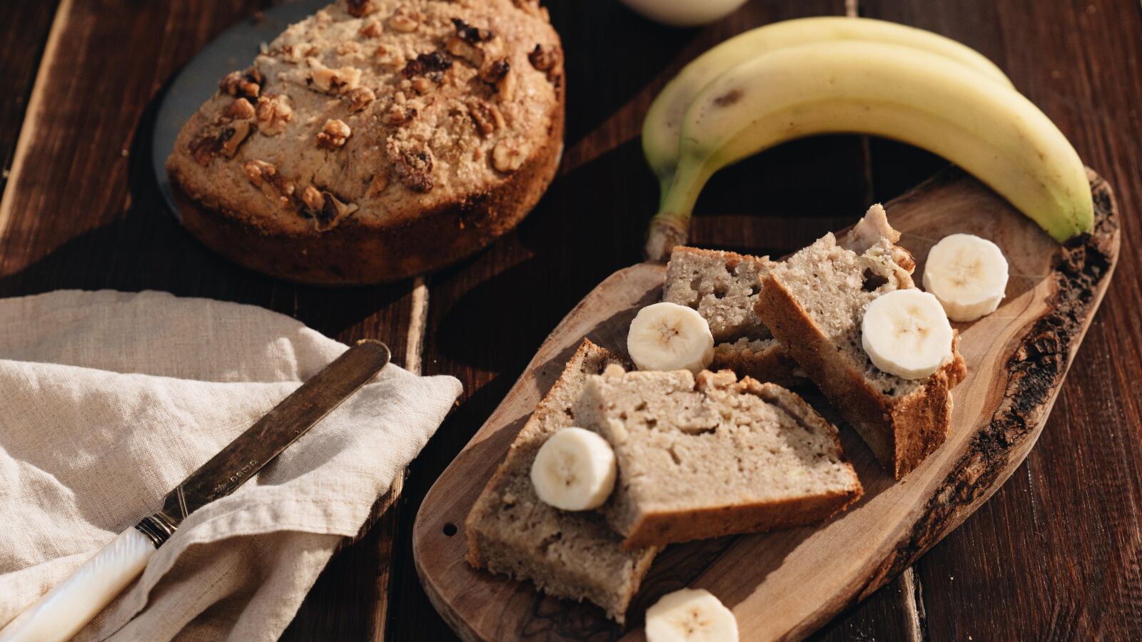 Cómo preparar un banana bread sin azúcar 