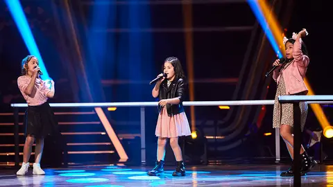 Macarena, María y Leonor logran emocionar a Evaluna cantando ‘Por primera vez’ en ‘La Voz Kids’ Macarena, María y Leonor logran emocionar a Evaluna cantando ‘Por primera vez’ en ‘La Voz Kids’
