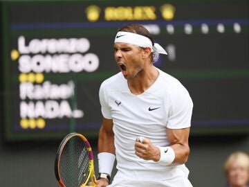 Nadal se ensaña con Sonego y se mete en octavos de Wimbledon por todo lo alto