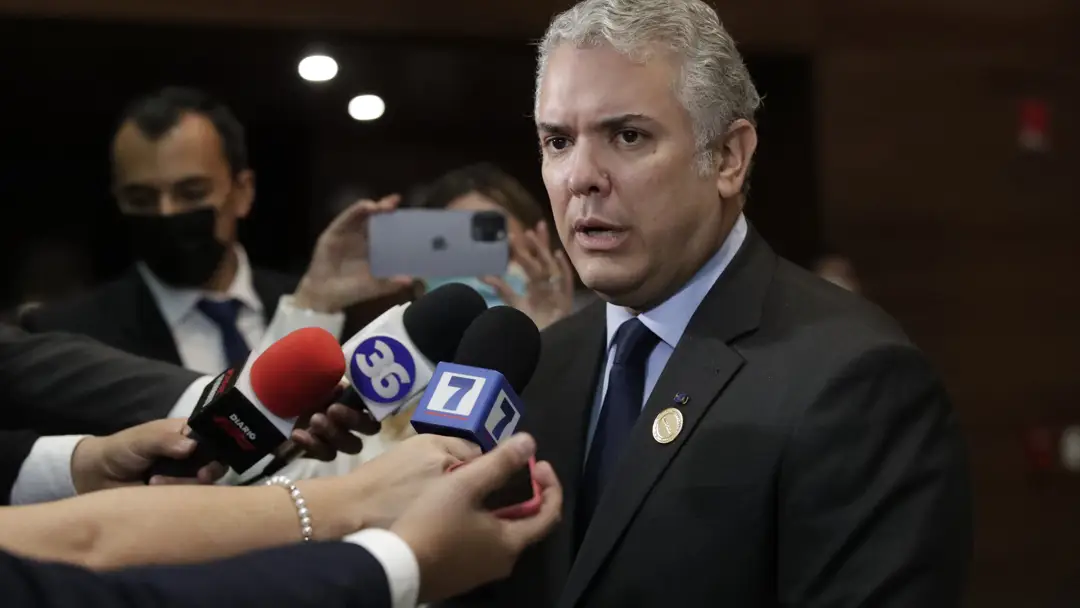 El presidente de Colombia, Iván Duque El presidente de Colombia, Iván Duque