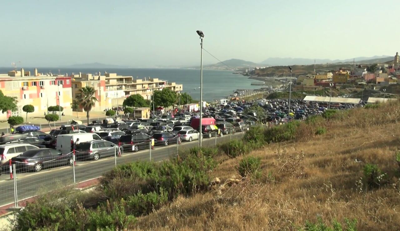 Frontera de Ceuta con Marruecos