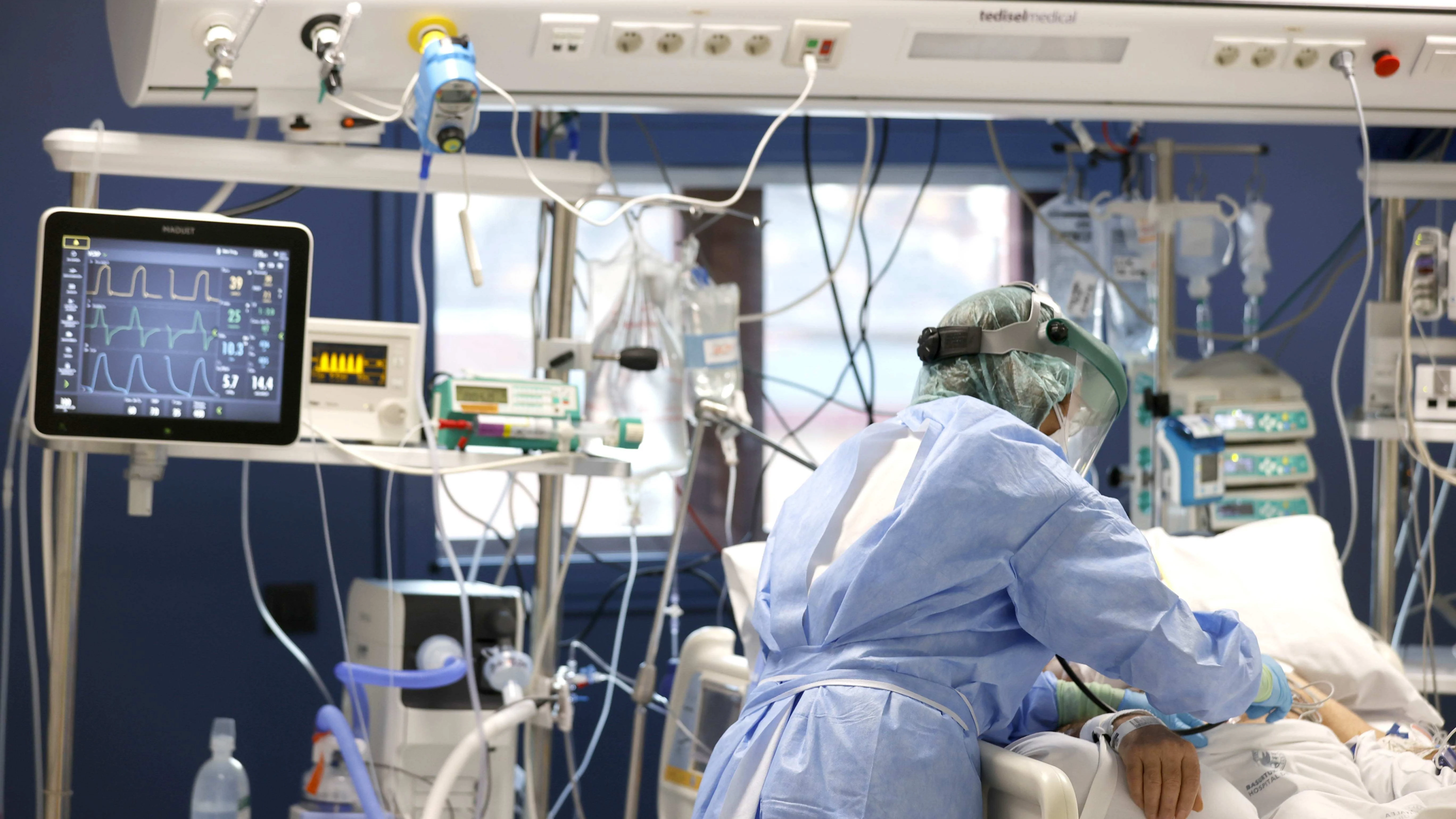 Una enfermera del hospital bilba&iacute;no de Basurto