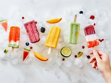 Polos caseros de frutas Polos caseros de frutas