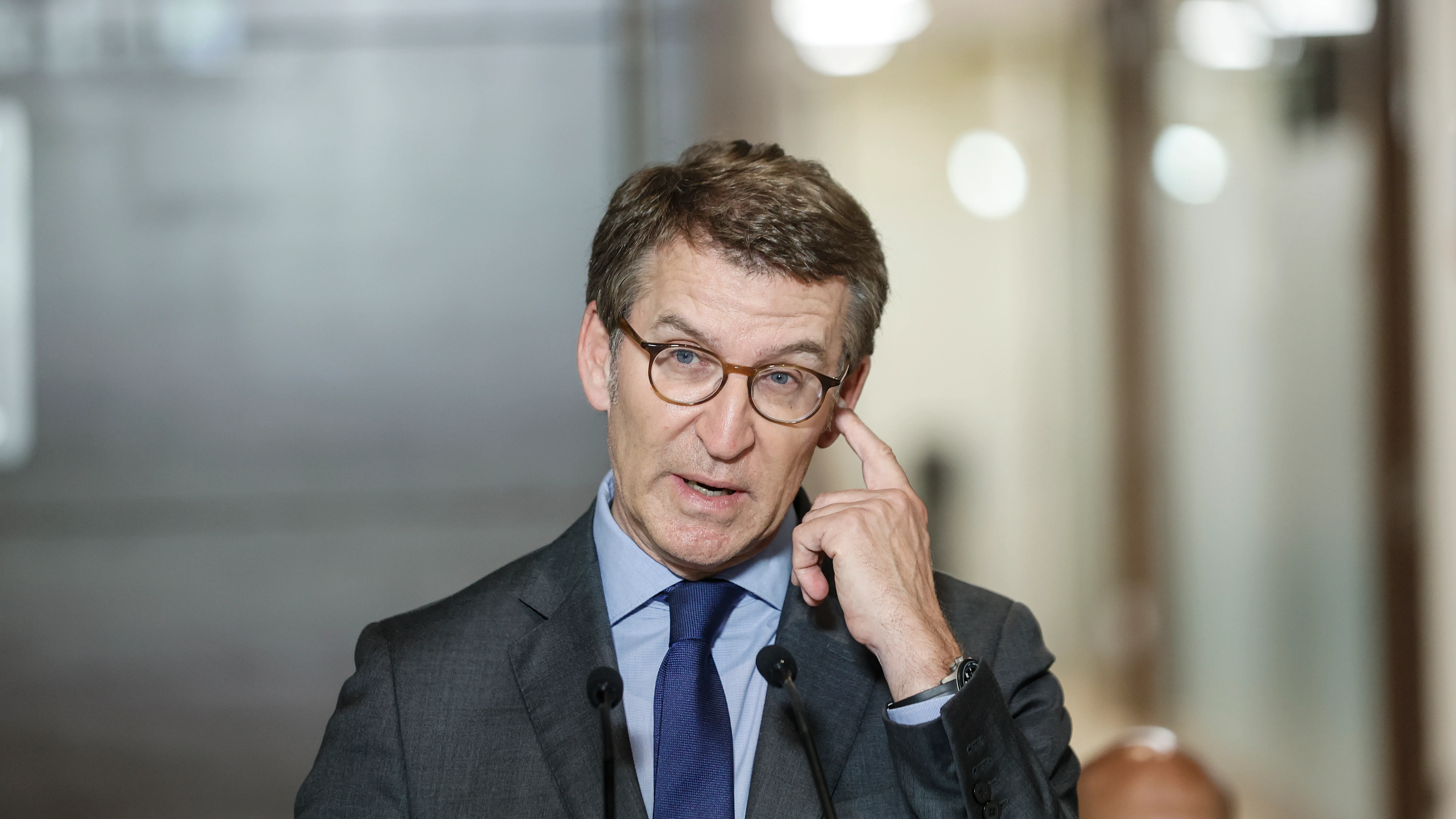 El líder del PP, Alberto Núñez Feijóo El líder del PP, Alberto Núñez Feijóo
