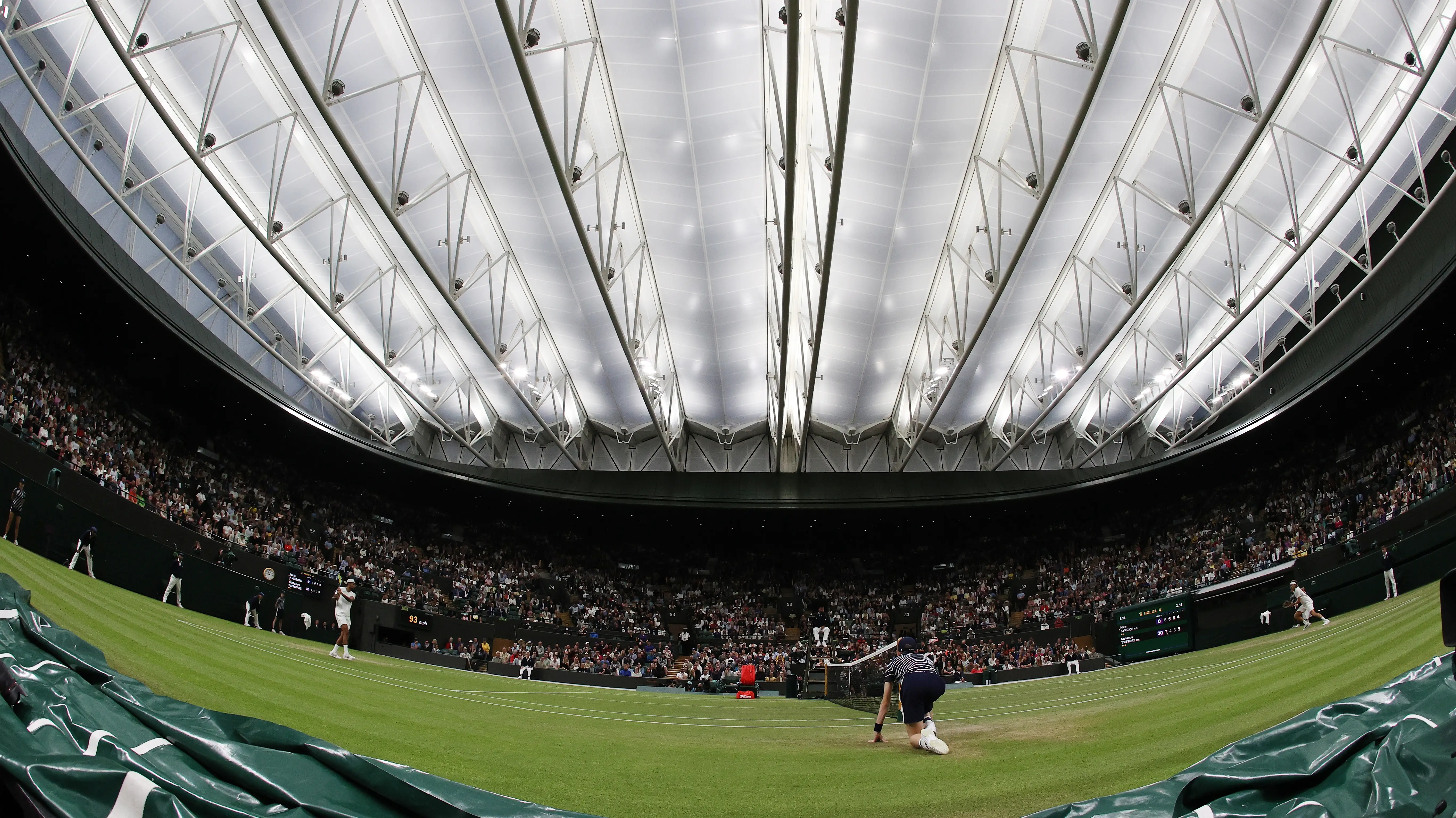 Imagen de la pista central del All England Club, donde se disputa el torneo de Wimbledon