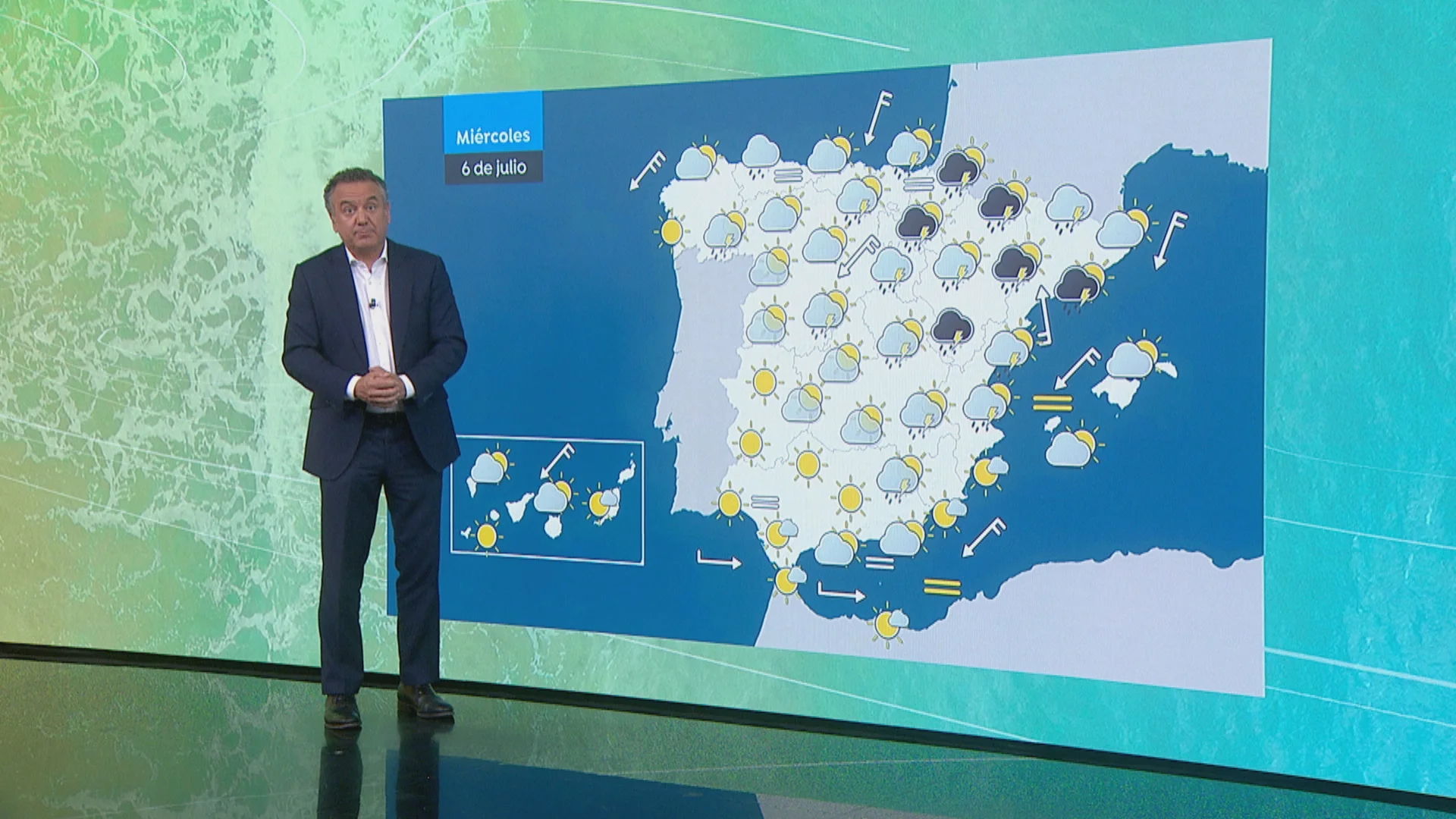 Las altas temperaturas llegan acompa&ntilde;adas de tormentas en Asturias, Galicia y Castilla y Le&oacute;n