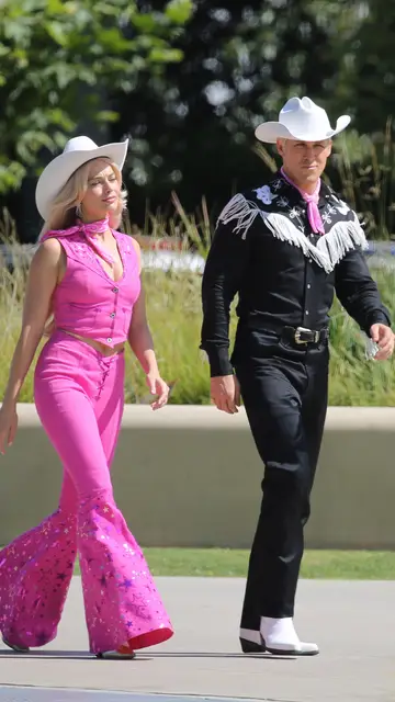 Margot Robbie y Ryan Gosling en 'Barbie' Margot Robbie y Ryan Gosling en 'Barbie'