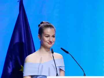 La princesa Leonor en su discurso para los Premios Fundación Princesa de Girona La princesa Leonor en su discurso para los Premios Fundación Princesa de Girona