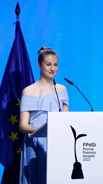 La princesa Leonor en su discurso para los Premios Fundación Princesa de Girona 