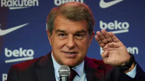 El presidente del FC Barcelona, Joan Laporta El presidente del FC Barcelona, Joan Laporta