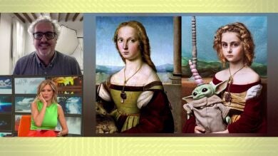 El artista que ha conquistado a las redes sociales junto a su hija por sus originales réplicas de cuadros