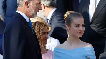 La princesa Leonor luce un vestido de una firma española en los Premios Princesa de Girona