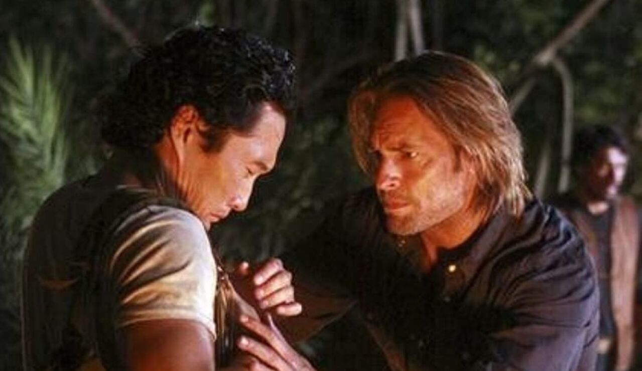 Sawyer y Jin en 'Perdidos'