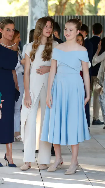 La reina Letizia, la infanta Sofía y la princesa Leonor en la entrega de los Premios Fundación Princesa de Girona 