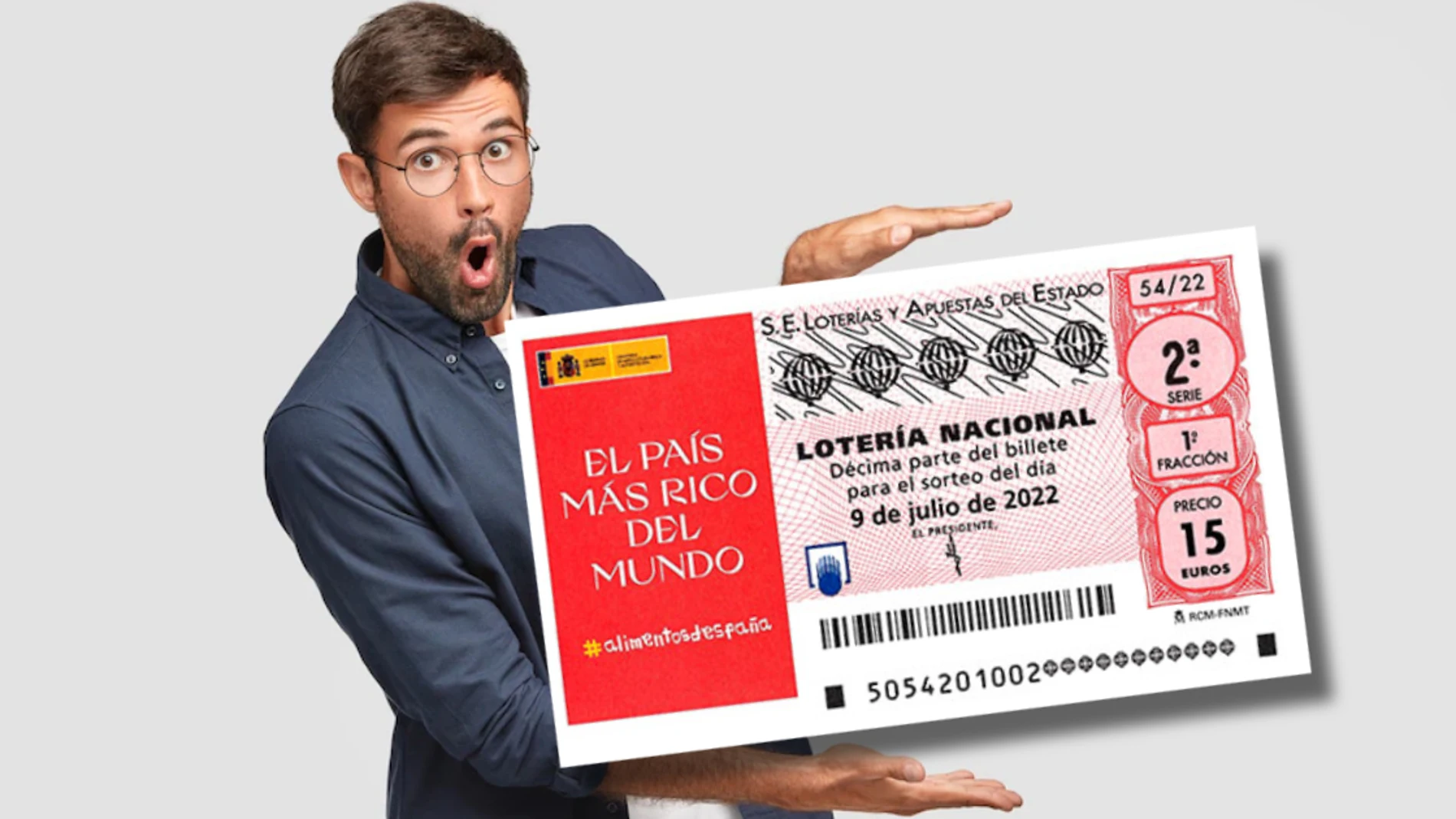 Sorteo Extraordinario de Julio de la Lotería Nacional