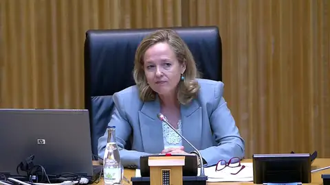 Nadia Calviño en el Congreso de los Diputados Nadia Calviño en el Congreso de los Diputados