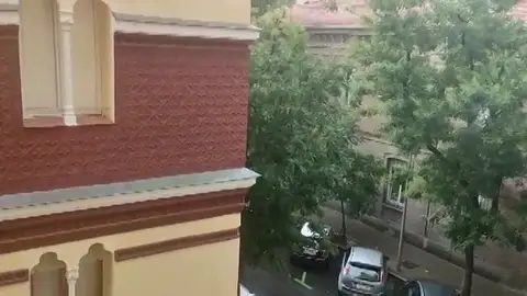 Una fuerte tormenta de granizo sorprende en la Comunidad de Madrid en pleno mes de julio Una fuerte tormenta de granizo sorprende en la Comunidad de Madrid en pleno mes de julio