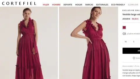 Vestido volantes Vestido volantes