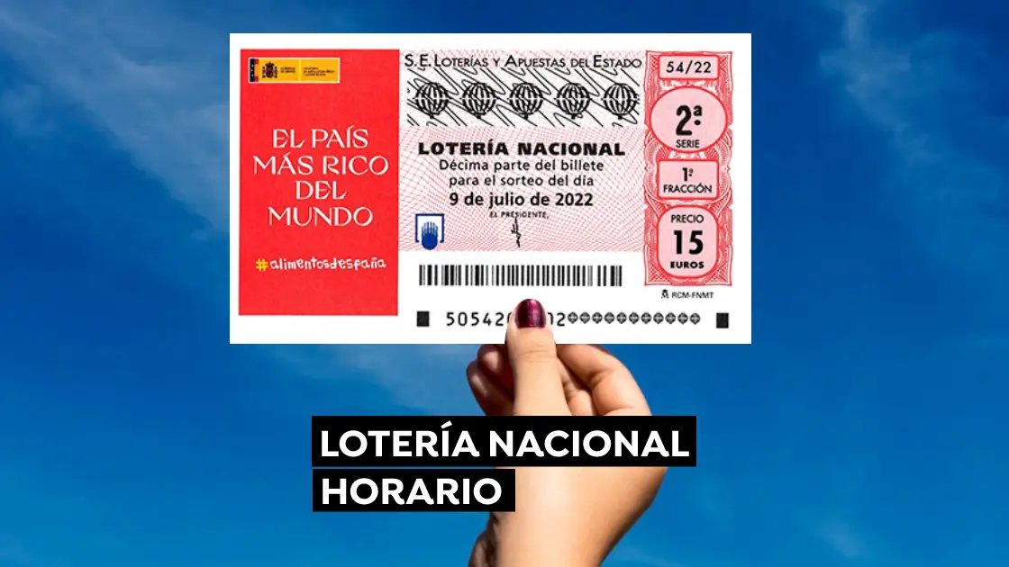 Lotería Nacional: ¿A qué hora es el Sorteo Extraordinario Julio 2022? Lotería Nacional: ¿A qué hora es el Sorteo Extraordinario Julio 2022?