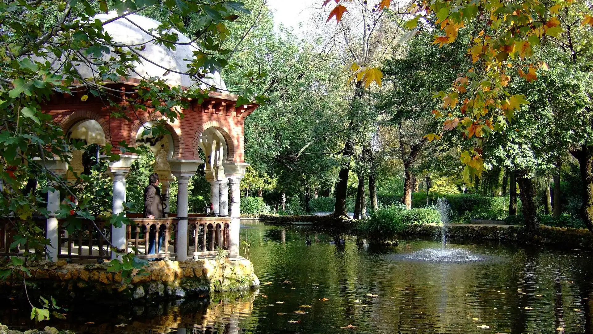 El parque de María Luisa, en Sevilla El parque de María Luisa, en Sevilla