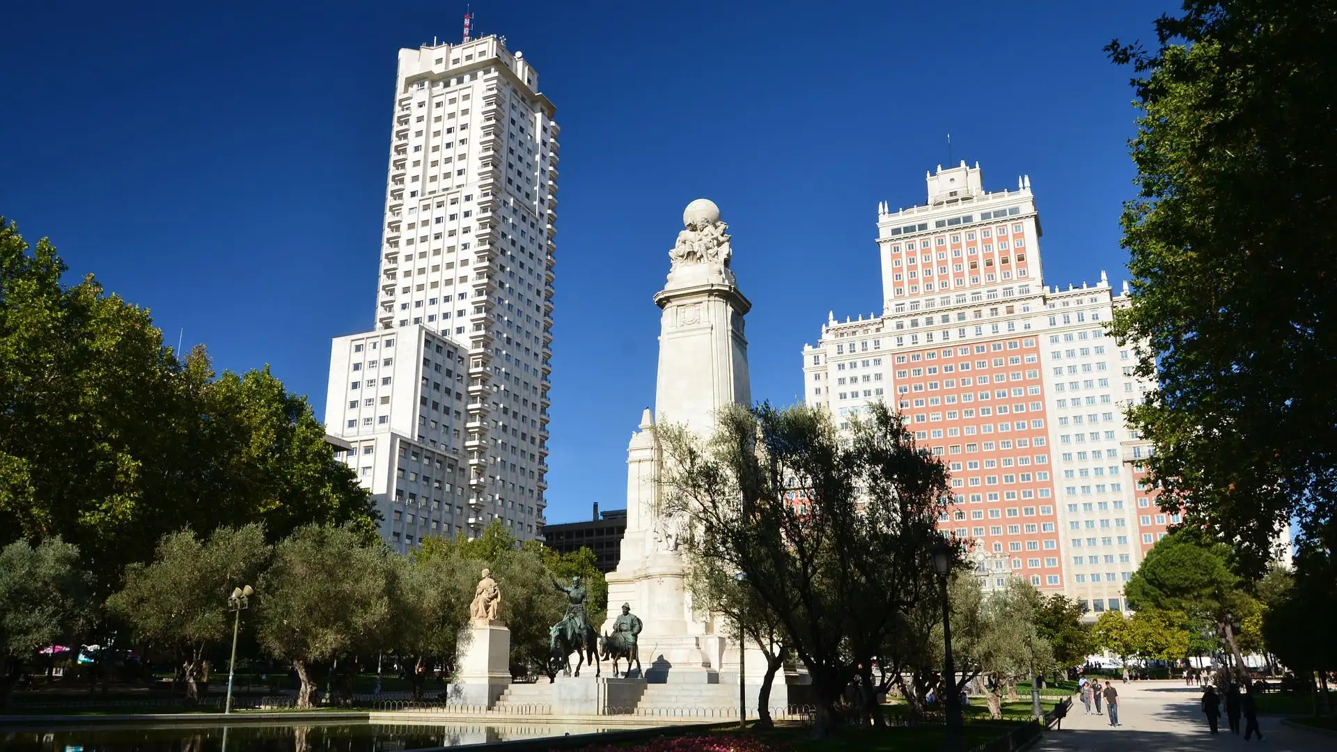 Plaza Espa&ntilde;a, en Madrid