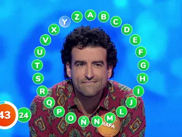 ¡Rafa está a una de 1.252.000 euros! ¿Logrará completar ‘El Rosco’ y llevarse el bote? ¡Rafa está a una de 1.252.000 euros! ¿Logrará completar ‘El Rosco’ y llevarse el bote?