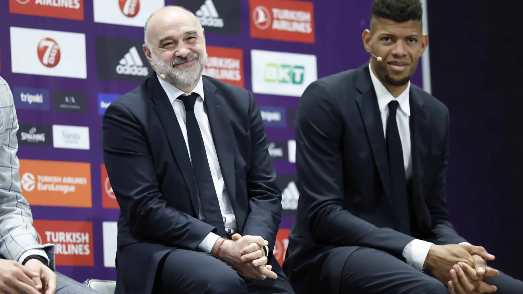 Tavares y Pablo Laso en una imagen de archivo Tavares y Pablo Laso en una imagen de archivo