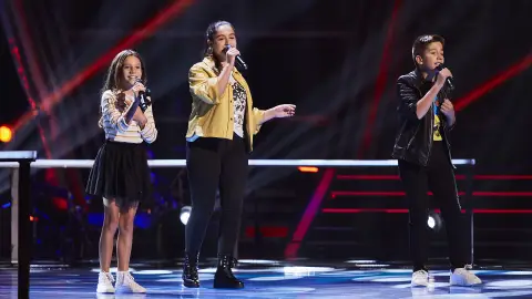 Marcella, David y Ana impresionan interpretando ‘Issues’ en las Batallas de ‘La Voz Kids’ Marcella, David y Ana impresionan interpretando ‘Issues’ en las Batallas de ‘La Voz Kids’