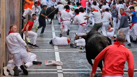 Segundo encierro de San Fermín hoy viernes 8 de julio Segundo encierro de San Fermín hoy viernes 8 de julio