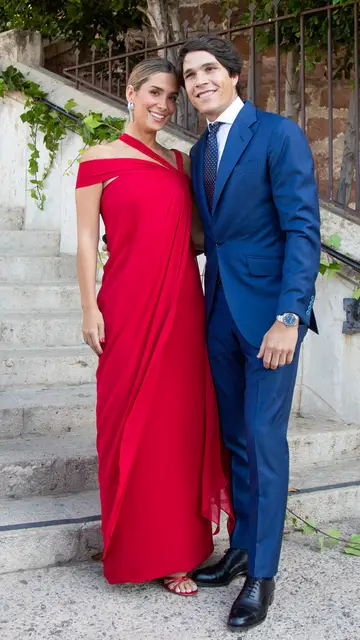 María Pombo y Pablo Castellanos en la boda de Teresa Andrés María Pombo y Pablo Castellanos en la boda de Teresa Andrés