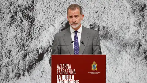 El rey Felipe VI, en Ermua El rey Felipe VI, en Ermua