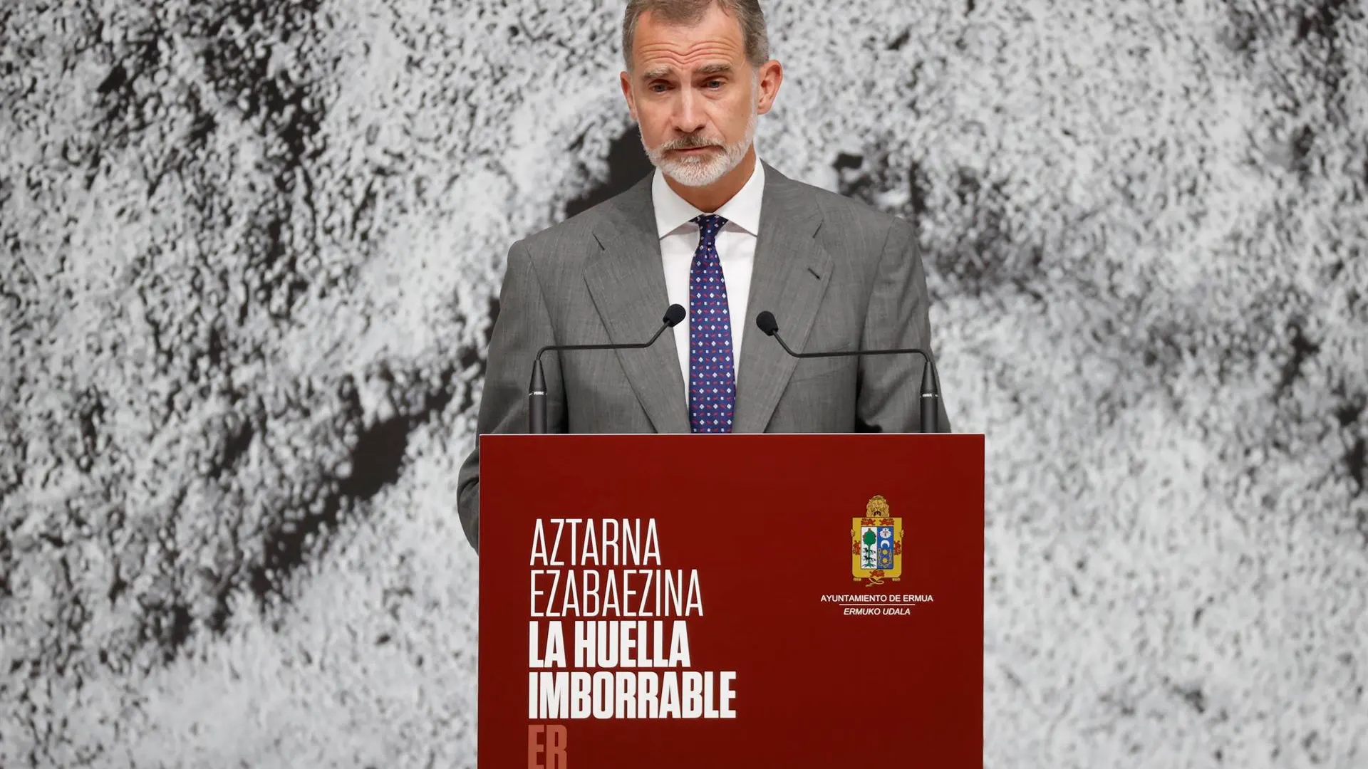 El rey Felipe VI, en Ermua El rey Felipe VI, en Ermua
