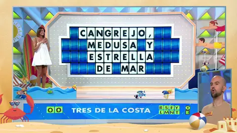 Dos animales acuáticos ‘roban’ a Samu los 8.000 euros en la Gran Final de 'La Ruleta de la Suerte' Dos animales acuáticos ‘roban’ a Samu los 8.000 euros en la Gran Final de 'La Ruleta de la Suerte'