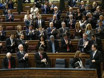 Debate del Estado de la Nación en 2015 con Mariano Rajoy como presidente del Gobierno Debate del Estado de la Nación en 2015 con Mariano Rajoy como presidente del Gobierno