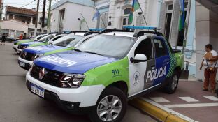 Coche de polic&iacute;a de Buenos Aires, en Argentina