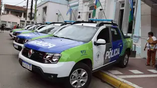 Coche de policía de Argentina Coche de policía de Buenos Aires, en Argentina