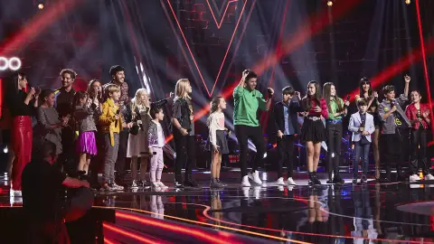 Aitana, David Bisbal, Sebastián Yatra y Pablo López cantan con sus talents en una actuación espectacular en ‘La Voz Kids’ Aitana, David Bisbal, Sebastián Yatra y Pablo López cantan con sus talents en una actuación espectacular en ‘La Voz Kids’