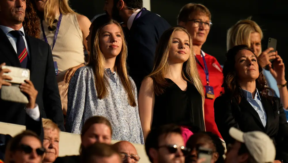 La princesa Leonor y la infanta Sofía