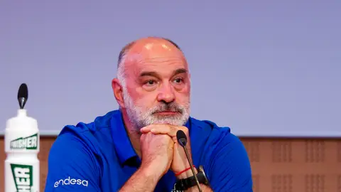 Pablo Laso, en la inauguración de la IV edición del Pablo Laso Training Camp Pablo Laso, en la inauguración de la IV edición del Pablo Laso Training Camp